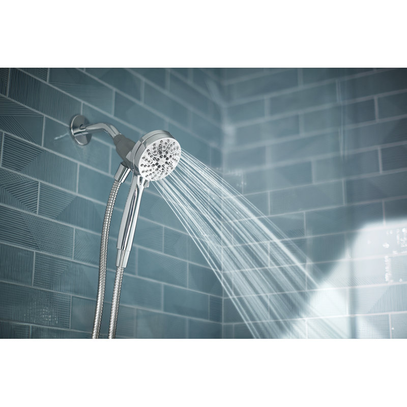 Douche à main ronde à 6 réglages Moet Magnetix Engage 26100EP de Moen avec support magnétique (chrome), Chrome