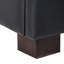 Repose-pieds de rangement en similicuir Idabel