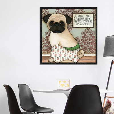 I Don't Fart by Jamie Morath - Print on Canvas