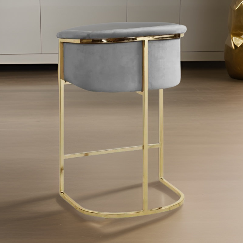 Tabouret 27 po, Gris
