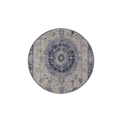 Machine Washable Gray Area Rug