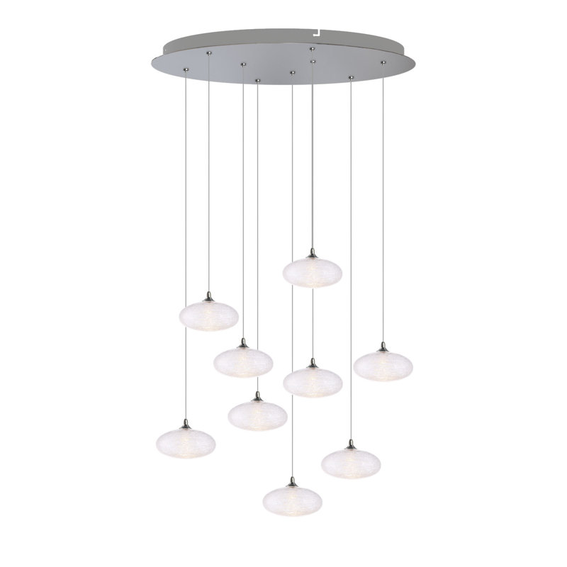 Alvie 9 - Light Cluster Pendant, Chrome