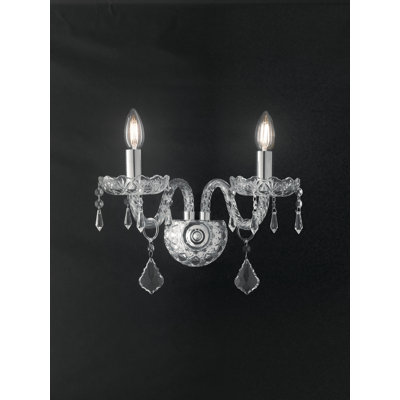 Greyson Glass Candle Wall Light