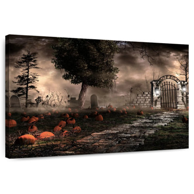 Halloween Cemetery Gate