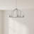 5 - Light Dimmable Geometric Chandelier-328945164
