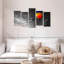 Montgolfière sur toile, ensemble de 5 pièces-1191090458
