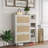 Versatile Bohemian Shoe Cabinet with Multiple Storage Options for Hallways-802795765