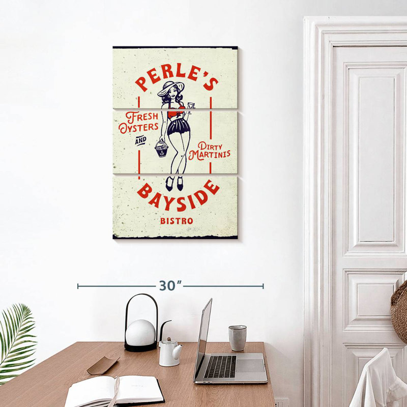 Tergel Oyster Tin Sign Style, 32'' H x 20'' W