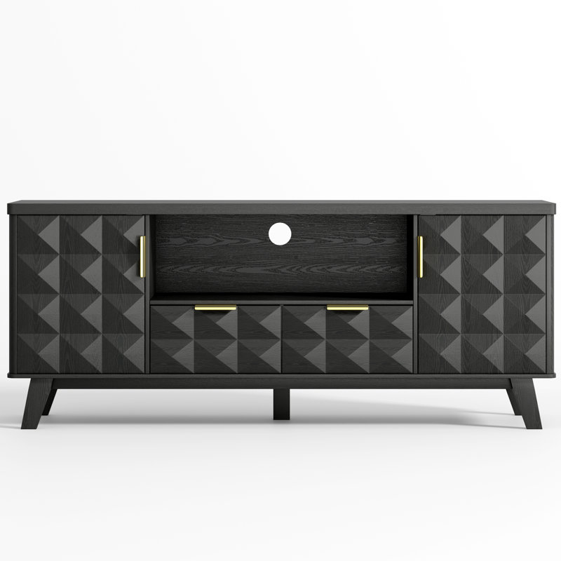 TV Stand for TVs up to 65", Black