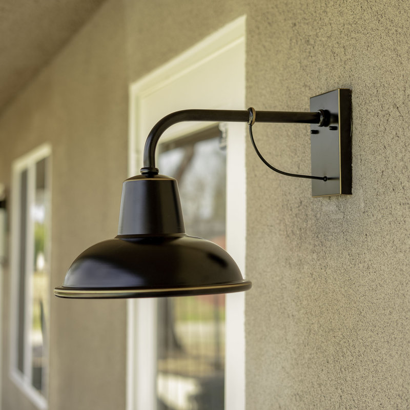 Evania Steel Wall Light, Imperial Black
