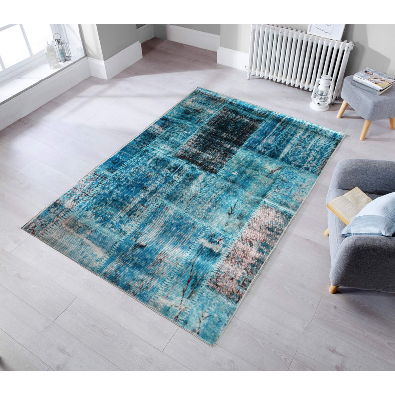 Premium Hall Carpet, 31.5 x 78.7 Inches | 100% Polyester, Antibacterial | 0.04 in Pile Height, Non-Slip Underside, Machine Washable | 3D Digital Printing | Ideal for Living Room & Entryway, Easy Maintenance