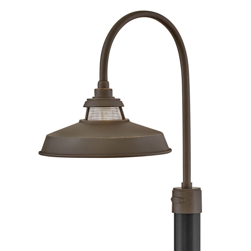 Troyer 1 - Light Pier Mount Lantern, Oil Rubbed Bronze