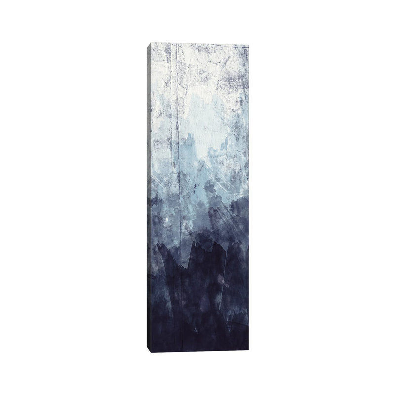 Blue Flow I by Alicia Vidal - Wrapped Canvas Panoramic Painting