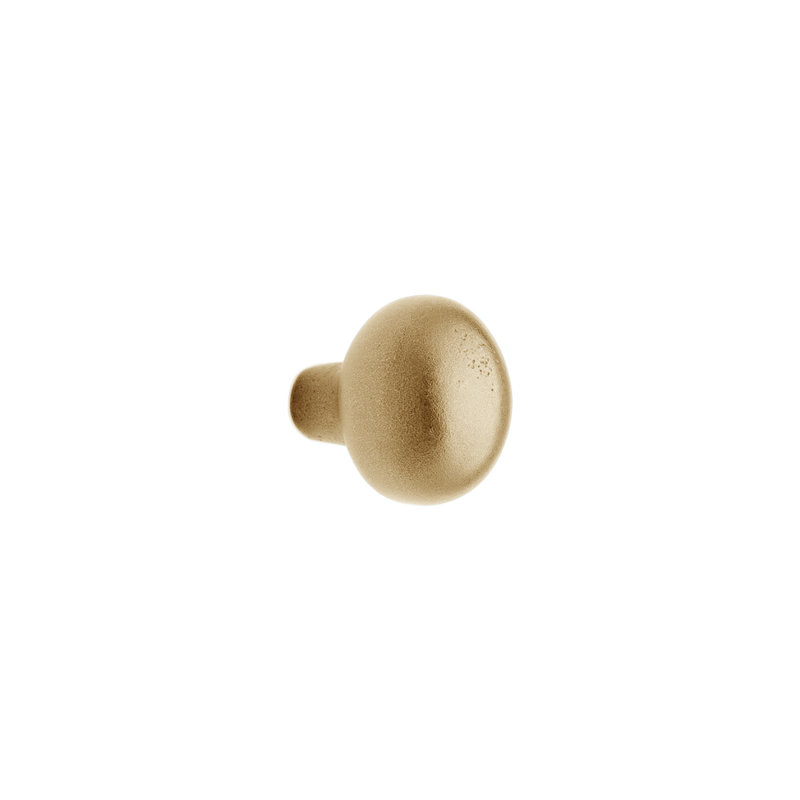 Egg Bronze Oval Knob, Silicon Bronze Brushed