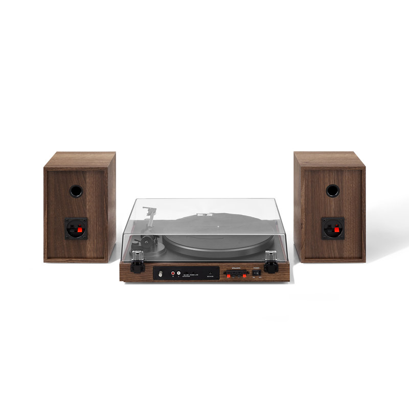 2 - Speed Turntable Decorative Record Player with Bluetooth