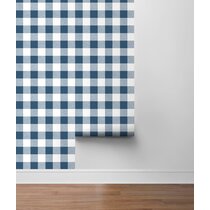 Classic Plaid Wallpaper - Blue