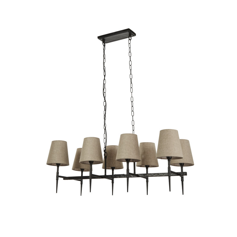 Annabele 8 - Light Shaded Chandelier