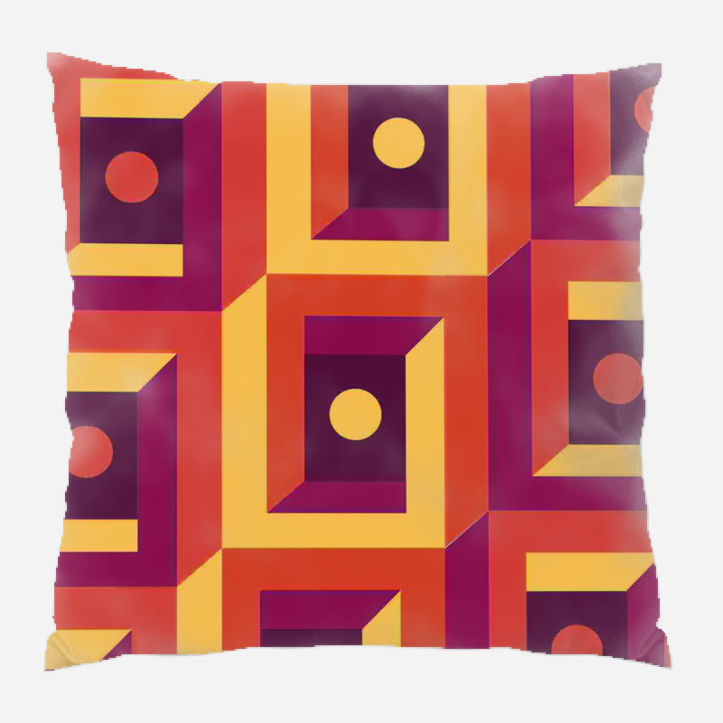Coussin abstrait