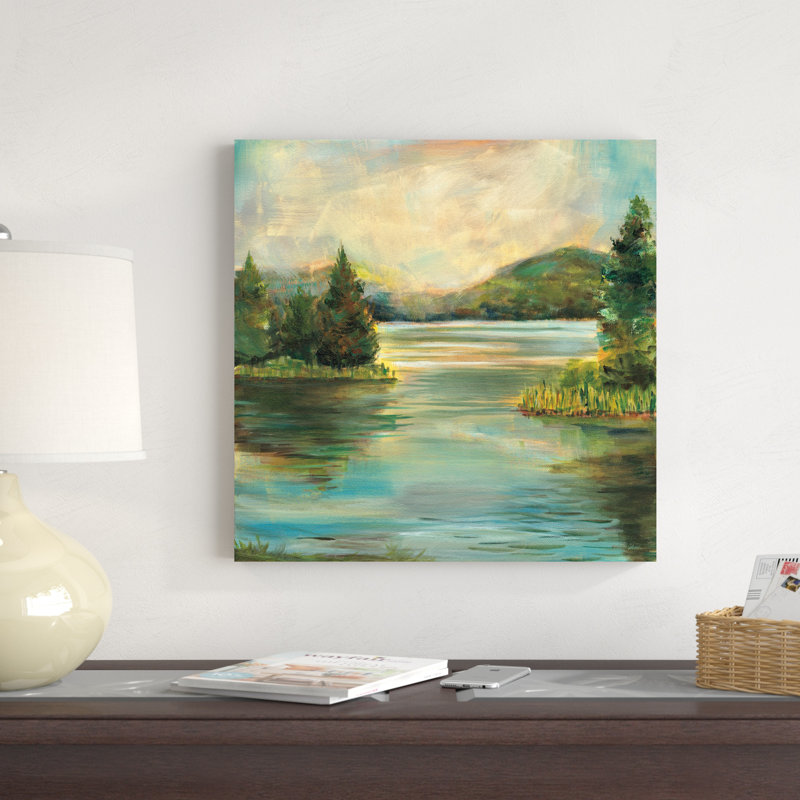 " Silver Lake ", 20" H x 20" W x  1.25" D