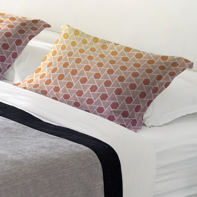 Katelyn Elizabeth Polyester Geometric Sham Set