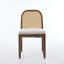 Chaise d'appoint rembourrée en bois massif-1966563596