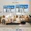 «Snowy Mountain Skis», 3 pièces sur toile-98562757