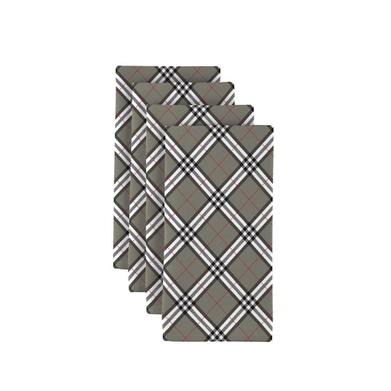 Polyester Geometric Square Napkin