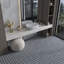 Stellare carreaux de treillis en marbre noir, calcaire, dolomite, 12 x 12 (paquet de 5,08 pieds carrés / caisse) - paquet de 5