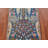 Blue Handmade Wool Oushak Indian Rug 3x6