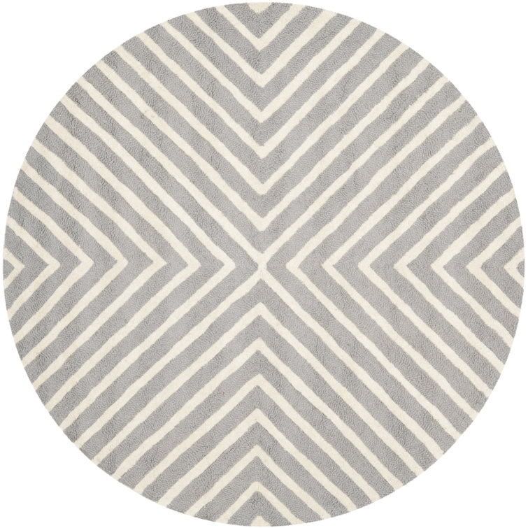Garibald Hand Tufted Wool Geometric Rug