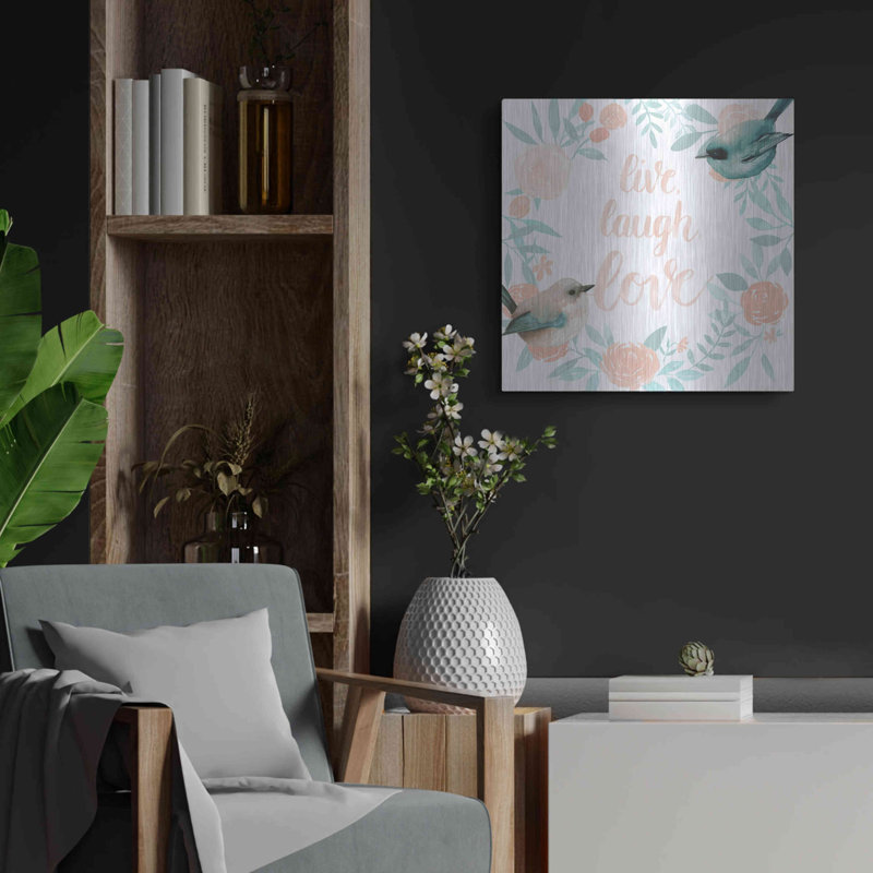 «Spring Awakening II» par Grace Popp, art mural en métal, H 24 po x l 24 po