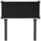 New Yorker 2-Line Lawn Address Sign