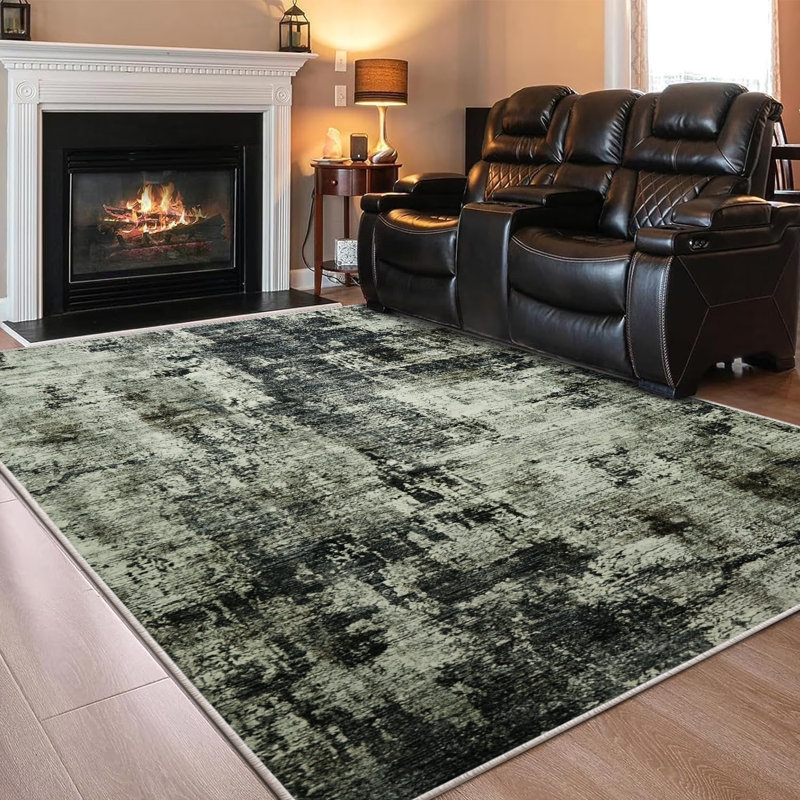 Arnesha Vintage Look Shag Area Rug, Rectangle 200 x 290 cm