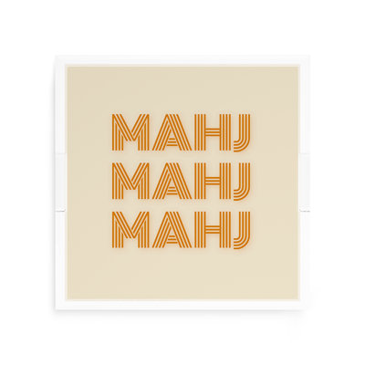 Mahjong Abstract Decorative Tray