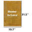 Tapis traditionnel safran «Home Is Love»