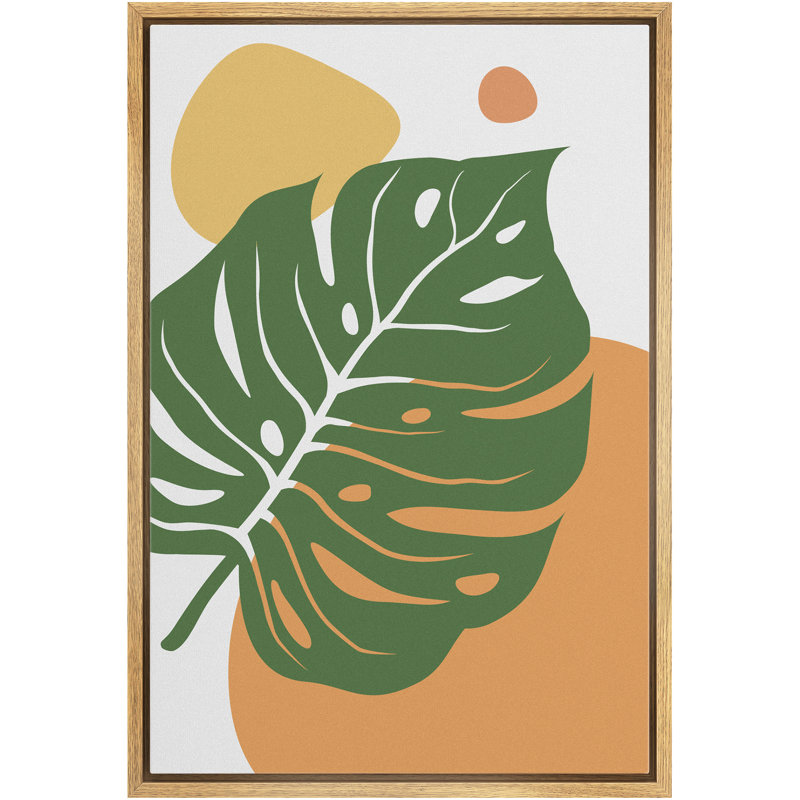 Cadre flottant, impression sur toile, H 36 po x l 24 po x P 1,5 po, Cadre brun