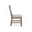 Extendable Rectangular Dining Table With 2 Benches And 2 Upholstered Side Chairs-769277289