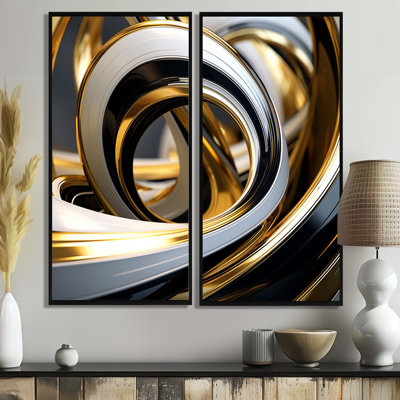 Kalb - Abstract Spirals, art mural