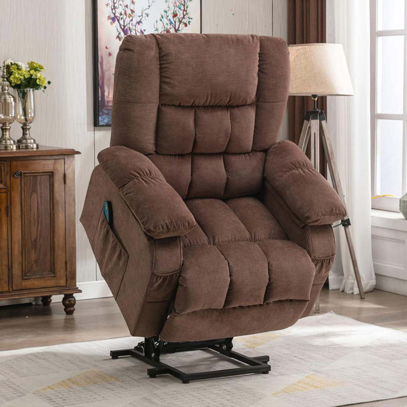 Fauteuil inclinable Kaylon, Lin brun