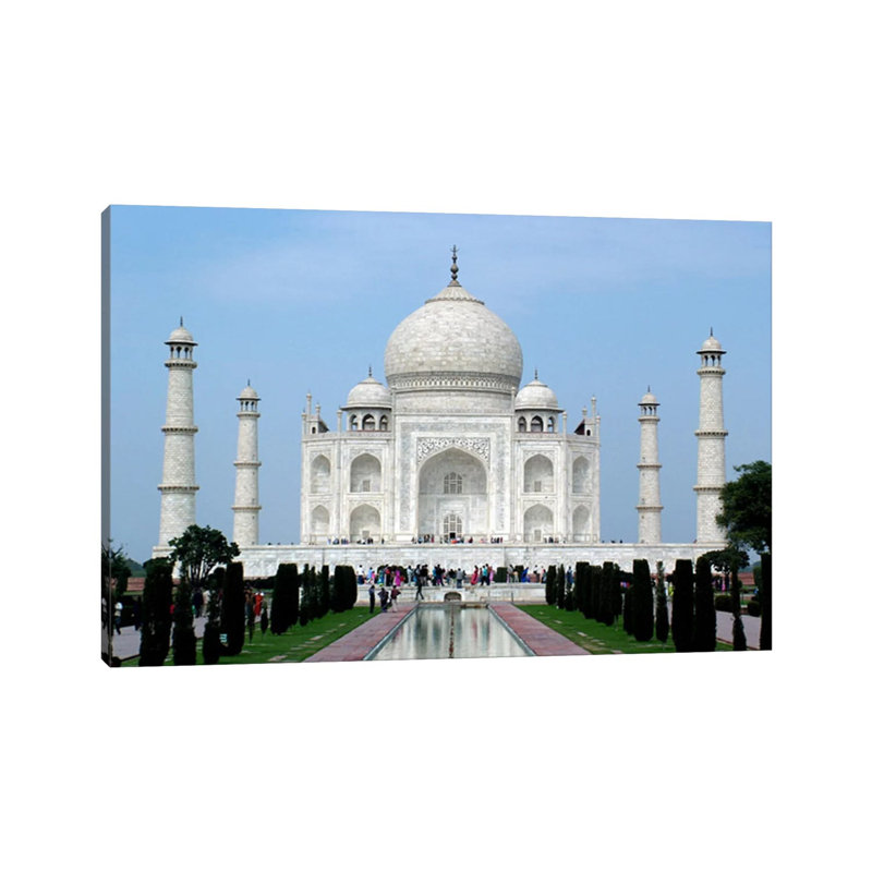 Taj Mahal - Wrapped Canvas Print, 20.32 cm H x 30.48 cm W