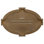 Horizontal Oval Gable Vent with Keystones, Functional