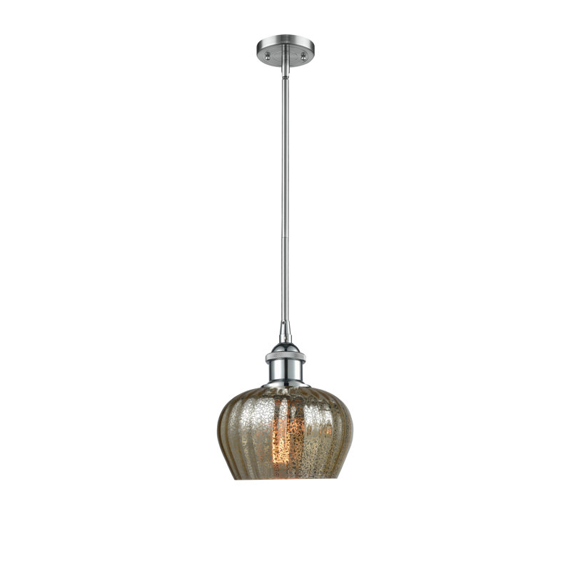 Calton 1 - Light Single Pendant, Polished Chrome, Mercury