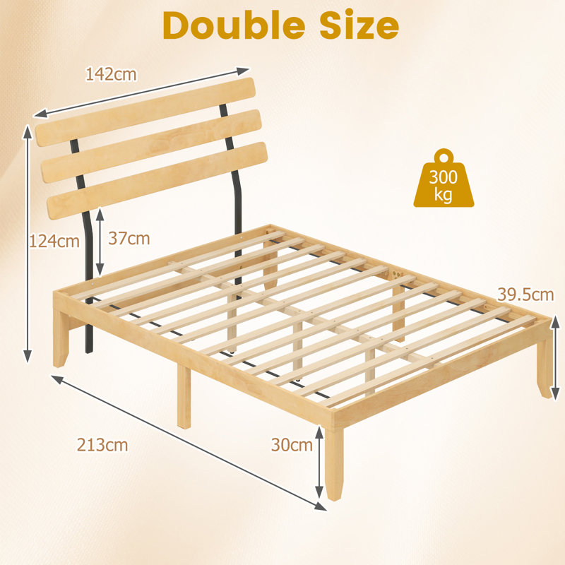Bed, Double (4'6), Yellow