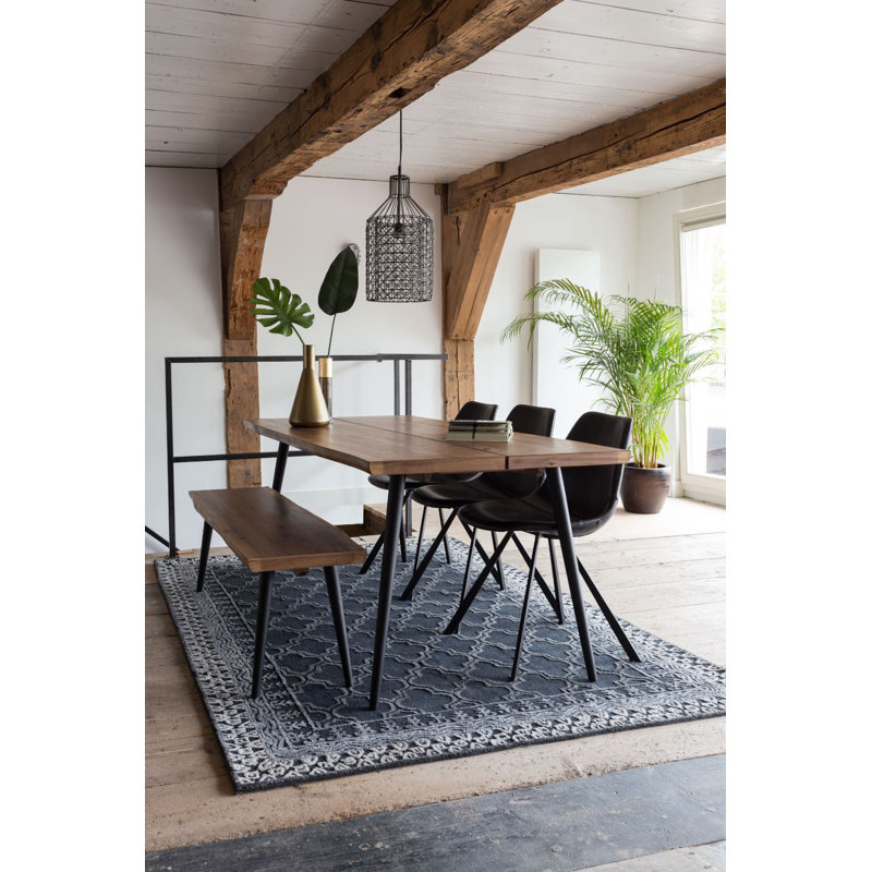 Alagon Walnut Wood Dining Table