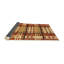Tapis décoratif multicolore à motif abstrait-500410397