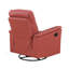 Fauteuil inclinable et oscillant rembourré en cuir de luxe, mobilier de salon confortable et élégant avec rembourrage moelleux-592849762