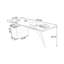 Bureau moderne et simple avec tiroirs-2060027520