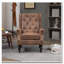 Fauteuil à cadre en bois pour le salon, la chambre à coucher