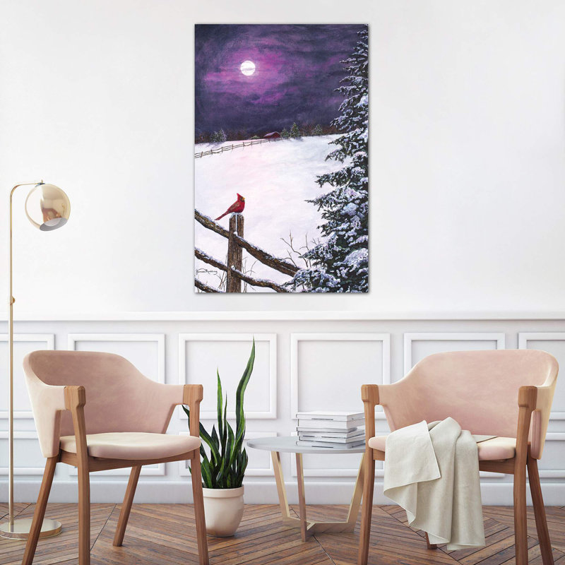 Deep Mauve Midnight by James Redding - Wrapped Canvas Print, 101.6 cm H x 66.04 cm W x 1.91 cm D