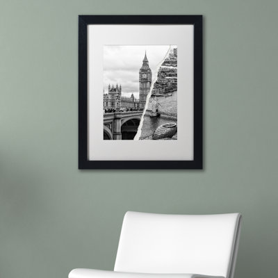« city of london », reproduction de photo sur toile encadrée